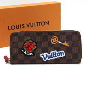 Louis Vuitton Damier Clemence Portefeuille LV Stories